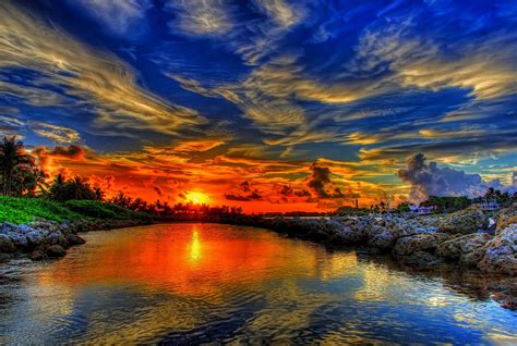 Sunset High Definition Background Earth Amazing Hd