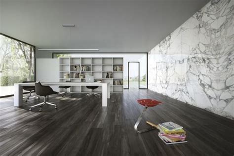 Arabescato Statuario Ultra Marmi White Marble Effect Floor And Wall
