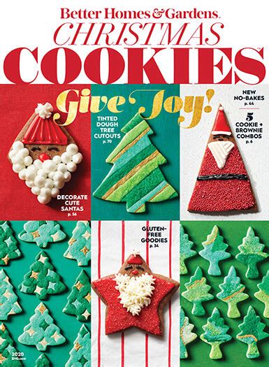 Today i'm finally sharing my photos of my feature in the better homes and gardens christmas ideas feature. Better Homes & Gardens: Christmas Cookies 2020 | Magazine ...