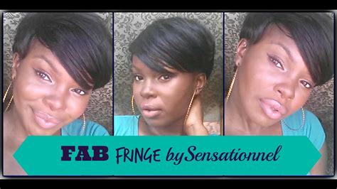 Fab Fringe By Sensationnel Bump Wig Review Youtube