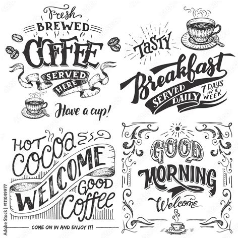 Fresh Brewed Coffee Served Here Tasty Breakfast Served Daily Hot