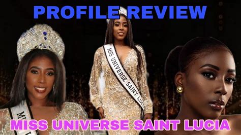 Miss Universe 2022 Profile Review Miss Saint Lucia Sheris M Paul Youtube