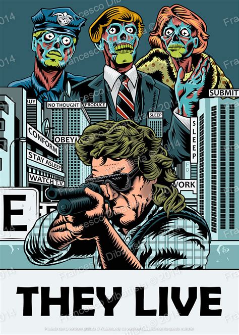 They Live 1988 Movie Poster On Behance
