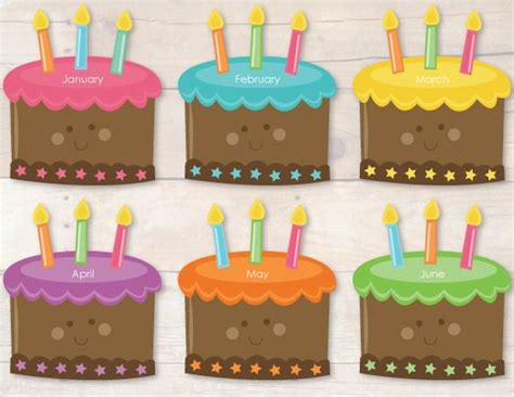 Use them as greeting card birthday wishes, birthday smss, or in a birthday speech. Birthday Cake Printable Birthday Chart for Teachers1 ...