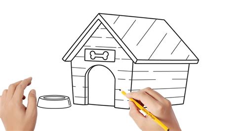 Cómo Dibujar Una Casa De Perro Dibujos Sencillos Youtube