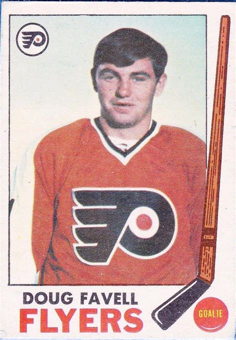 Doug Favell Only Player Taken In Both The 1967 And 1979 Expansion Drafts