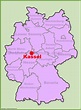 Kassel location on the Germany map - Ontheworldmap.com