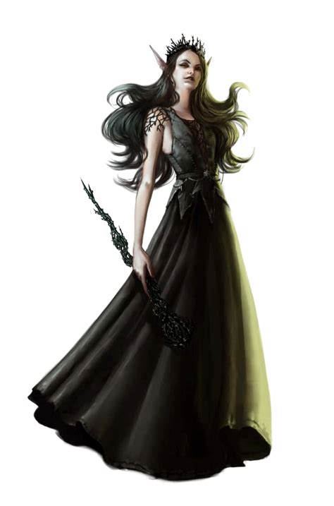 Female Evil Fey Queen Pathfinder Pfrpg Dnd Dandd D20 Fantasy Dark