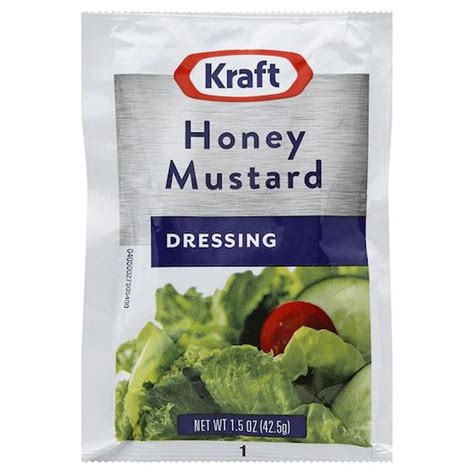 Kraft Portion Control Honey Mustard Salad Dressing Ounce Per Case Walmart Com