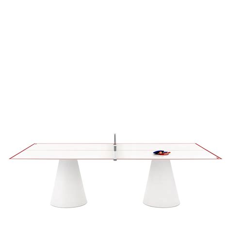Dada Outdoor White Ping Pong Table By Basaglia Rota Nodari Fas Pendezza Artemest