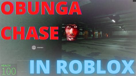 Obunga Chase In Roblox Part 1 Youtube
