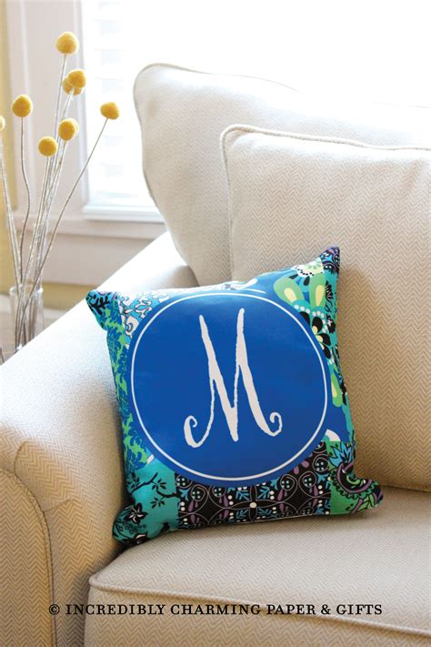 Monogrammed Throw Pillow · Sassy Southern Gals · Monogrammed Ts