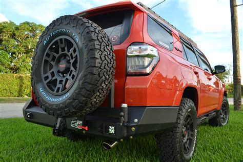 Toyota 4runner 2010 Up Rear Elite Bumper With Tire Carrier Proline