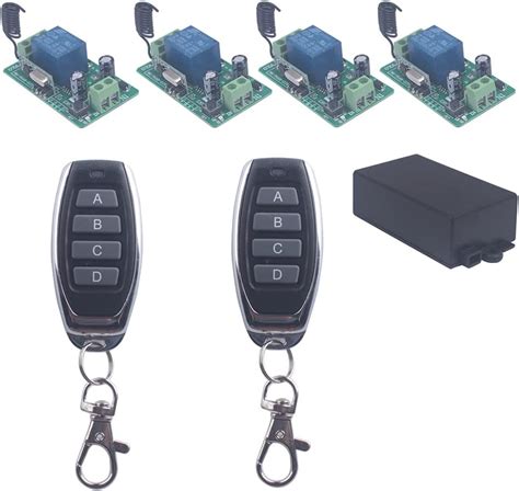Buy Dc 12v 10a Relay Switch 1ch Wireless Remote Control Switch 433mhz