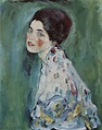 Retrato de uma senhora | Gustav Klimt | Impressão de arte