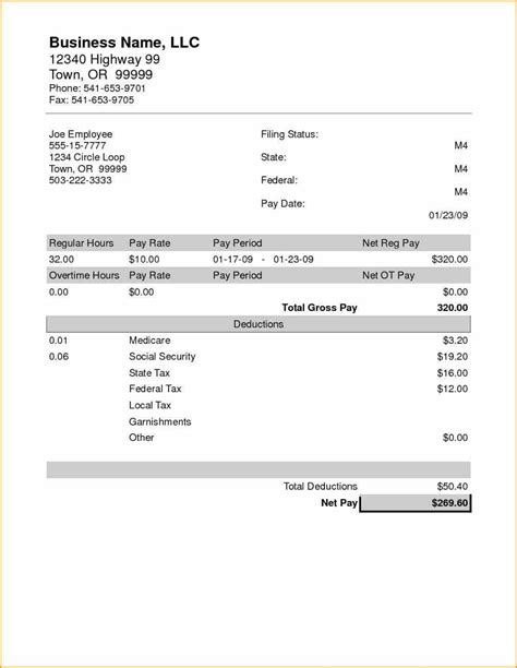 Enter their first name, last name, and current. Printable Pay Stub Template Free | Free Printable
