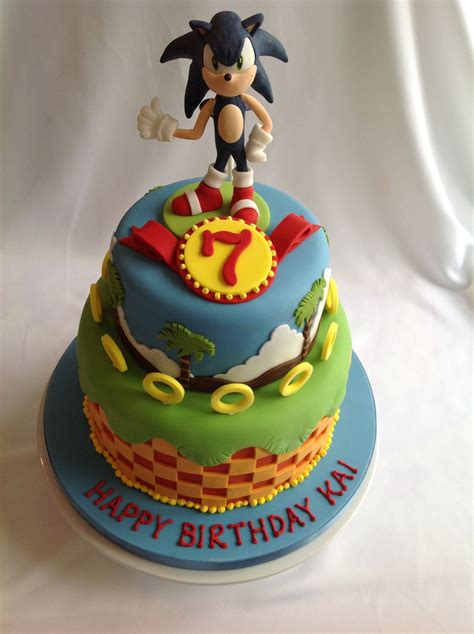 Sonic Cake By Canami Bespoke Cakes And Patisseries Sonic Birthday Cake