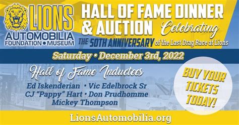 Lions Inaugural Automobilia Class Honors Legends Of Drag Racing