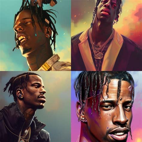 Travis Scott Ai Generated Artwork Nightcafe Creator