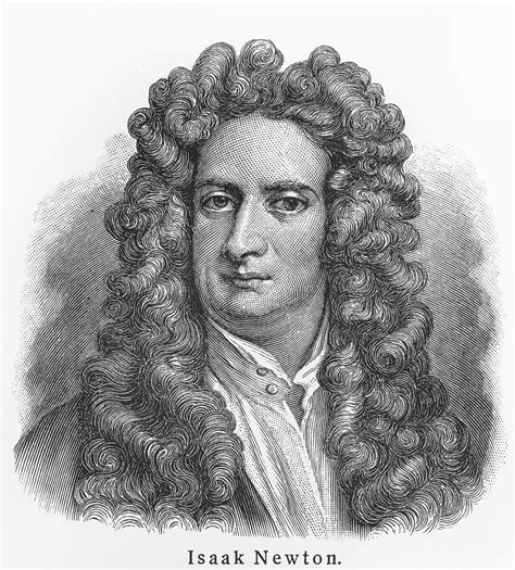 (no i can't draw people but eh). Isaac Newton Drawing by Oprea Nicolae