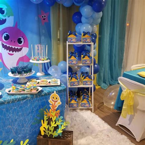 Baby Shark Birthday Party Ideas Photo 10 Of 19 Catch My Party