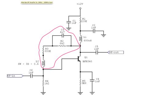Electronic Whats The Purpose Of This Section In An Rf Amplifier
