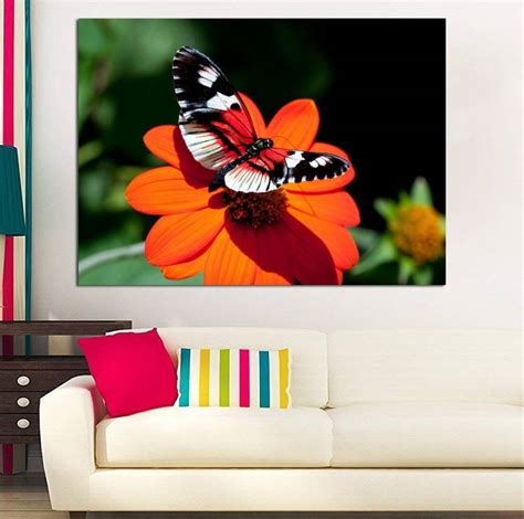 Style Crome Multi Color Butterfly Wall Painting With Frames Home Décor