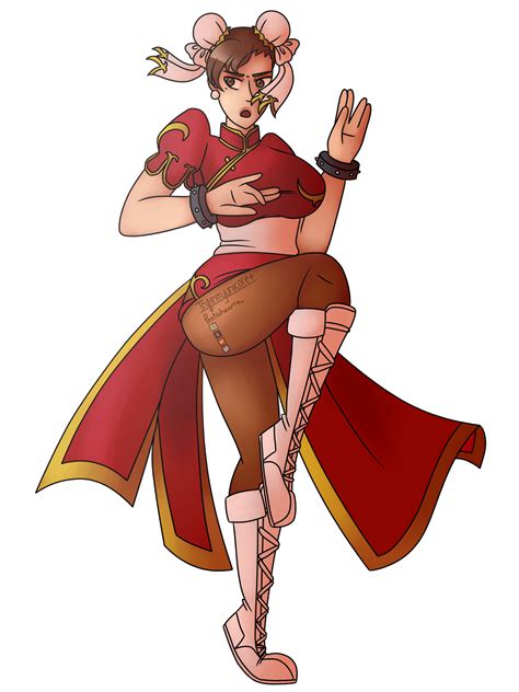 Chun Li Red Dress Ver By Pentaheart On Deviantart