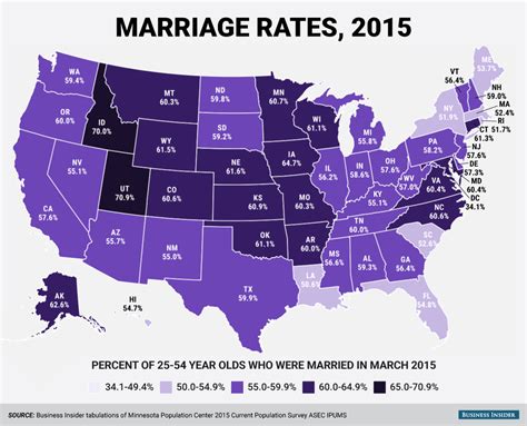2 Maps Show How Marriage Has Changed In America During The Last 35 Years