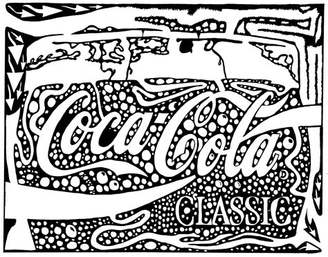 Coca Cola Logo Coloring Page Super Fun Coloring Images And Photos Finder