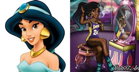 This Is How Famous Disney Princesses Would Look Like As Todays Bad