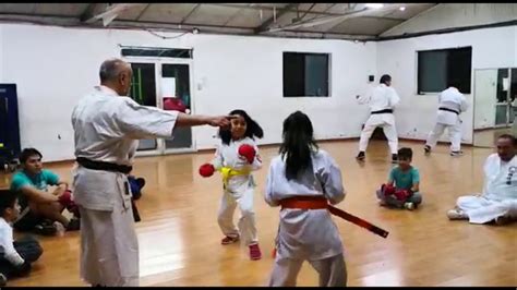 Entrenamiento Kumite Shiai Infantil Youtube