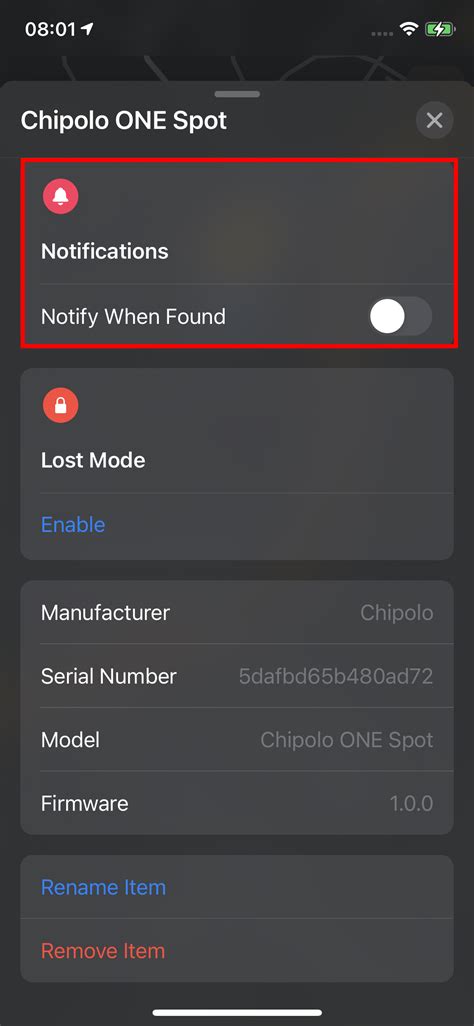 How To Enable Lost Mode For The Chipolo One Spot Or Card Spot