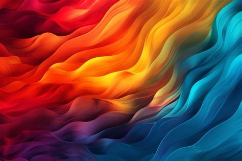 Premium Photo Colorful Background With A Blue And Orange Swirls