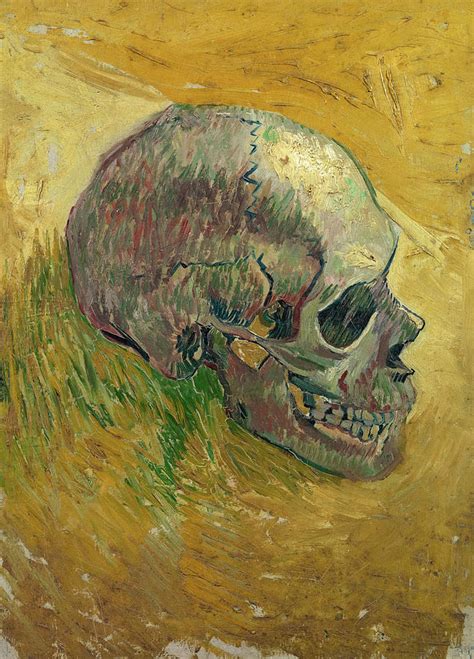 Skull 1887 Painting By Vincent Van Gogh Fine Art America