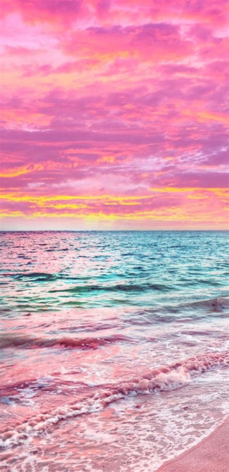 1080p Free Download Nature Beach Beaches Colors Cool Pretty Sunset Sunsets Wave Hd