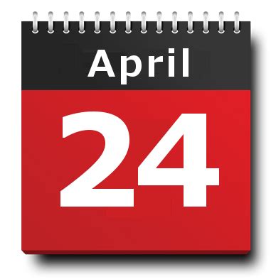 April 24 is the 114th (115th in leap years) day of the year in the gregorian calendar. ECBA™ / CCBA® / CBAP® STUDY GROUP - APRIL SESSION | IIBA