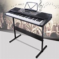 Uenjoy 61 Key Music Electronic Keyboard Electric Digital Piano LED ...