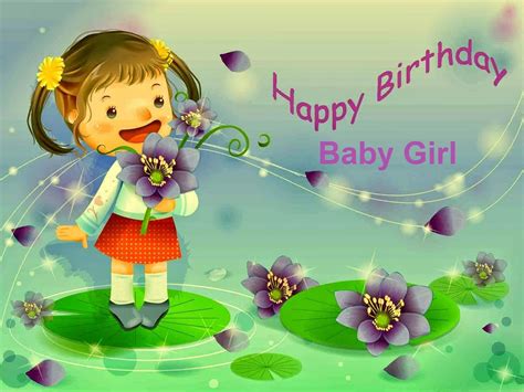 50 Heart Touching Happy Birthday Wishes For Baby Girl