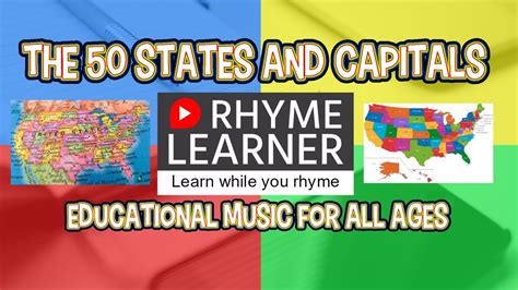 The 50 States And Capitals Song Youtube