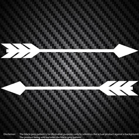 Feathered Arrows Vinyl Decal Car Window Bumper Sticker Nursery Etsy