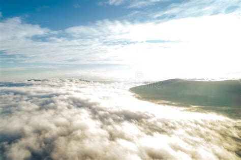Cloud Cover From Above Stock Image Image Of Landscape 125433453