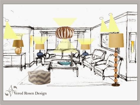 Vered Rosen Design How To Light Up Your Living Room In Four Steps