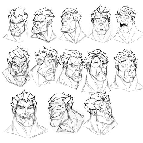 Any Artists Here These Are Concept Darius Facial Expressions Can