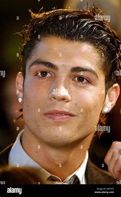 Manchester Uniteds Cristiano Ronaldo Arrives 20 Year Old Portugal