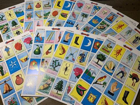 Authentic Don Clemente Loteria Bingo 10 Different Playing Boards Cards Replacement Playing