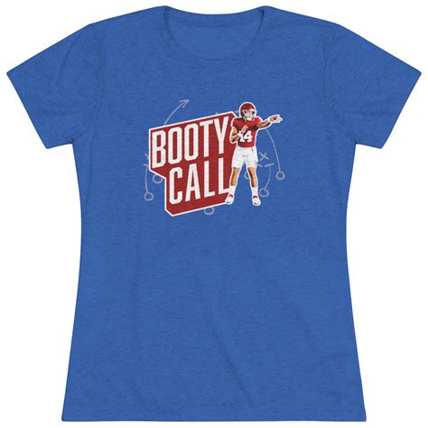 Booty Play Call Womens Triblend Tee The Official General Booty Shop