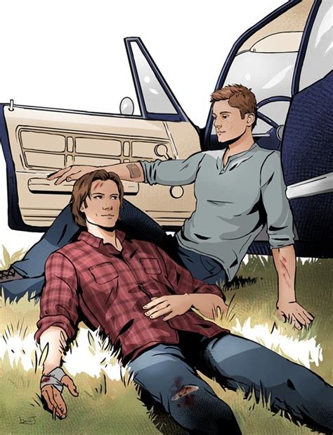 Sam And Dean After Hunt Artist Becc J Beccdraws On Tumbrl Supernatural Drawings