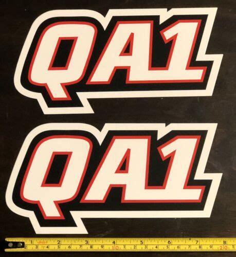 2 Qa1 Shocks Racing Decals Stickers Offroad Drags Hotrods Outlaw Sprint