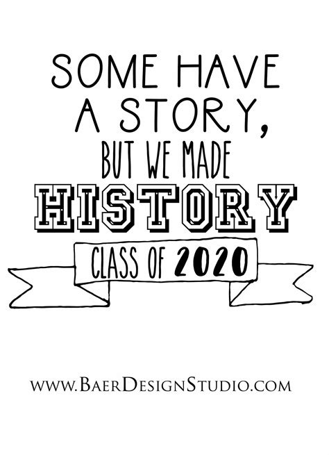 18 Class Of 2020 Clipart Black And White In 2021